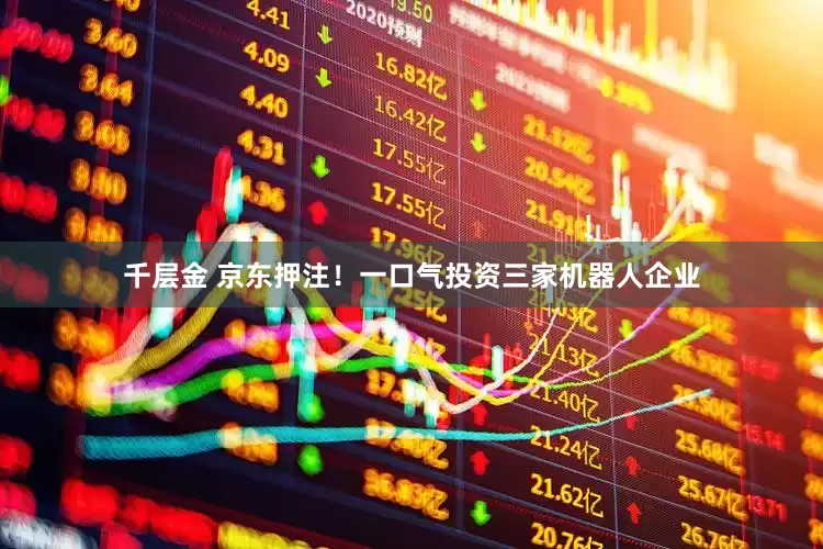 千层金 京东押注！一口气投资三家机器人企业