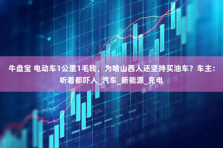 牛盘宝 电动车1公里1毛钱，为啥山西人还坚持买油车？车主：听着都吓人_汽车_新能源_充电
